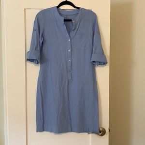 vintage light blue dress